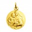 Médaille Vierge et l'enfant de Revillon Martineau (or jaune)