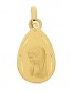Médaille Vierge Goutte (Or Jaune)