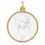 Médaille Vierge Magnifique (Or & Nacre)