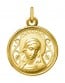 Médaille Vierge Marie ajourée (Or Jaune)