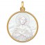 Médaille Vierge Divine (Or & Nacre)