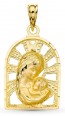 Médaille Vierge Mère (Or Jaune)