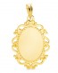 Médaille Vierge Miraculeuse Arabesque (Or Jaune 9K)