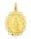 Médaille Vierge Miraculeuse Arabesque (Or Jaune)