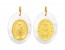 Médaille Vierge Miraculeuse Nacrée (Or Jaune)