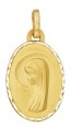 Médaille Vierge Ovale (Or Jaune 9k)