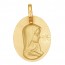 Médaille Vierge Ovale (Or Jaune)
