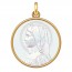 Médaille Vierge - Virgo Maria (Or & Nacre)