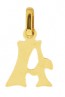 Pendentif Alphabet Lettre A (Or Jaune)