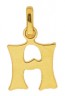 Pendentif Alphabet Lettre H (Or Jaune)