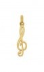 Pendentif Clé de Sol (Or Jaune)