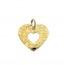 Pendentif Cœur Ajouré (Or Jaune)