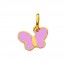 Pendentif Enfant Papillon Rose