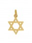 Pendentif Etoile de David (Or Jaune)