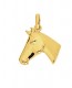 Pendentif Tête de Cheval (Or Jaune)