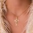 Croix Christ facettée