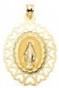 Médaille Miraculeuse entourage Amour (Or Jaune)