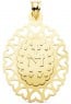Médaille Miraculeuse entourage Amour (Or Jaune)