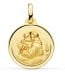 Médaille St-Antoine de Padoue bord poli (Or jaune)