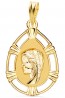 Médaille Vierge en prière Goutte (Or Jaune)
