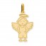 Pendentif ange garçon (Or Jaune)