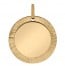 Médaille ronde ciselée Soleil