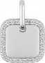 Pendentif Carré Oxydes 