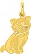 Pendentif Chat (Or Jaune) 