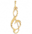 Pendentif Clé de Sol (Or Jaune)