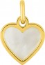 Pendentif Coeur en Nacre (Or Jaune 9K)
