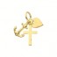 Pendentif trois vertus or jaune 9 carats