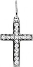 Croix Assortie d'Oxydes (Argent)