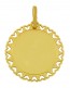 Pendentif Dentelle de Coeurs (Or Jaune)