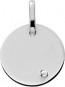 Pendentif Lumière dans la nuit (Or Blanc)