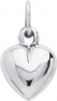 Pendentif Petit Coeur d'Amour (Or Blanc 9k)