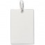Pendentif plaque rectangulaire ( argent)