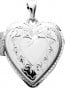 Pendentif porte-photo coeur ciselé