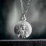 Médaille Christ "Jésus est mon Berger" (Argent) 