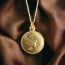 Photo Medaille Colombe bords perlés (zoom)