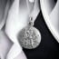 Medaille bapteme Saint Christophe argent massif