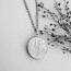 Médaille Sainte Jeanne d'Arc (Argent & Nacre)