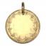 Médaille La style Empire Plaqué or