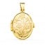 Pendentif porte-photo sculpté fleur