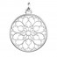 Médaille Rosace de la cathédrale Saint-Jean de Lyon (Argent)