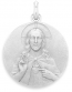 Médaille Christ Sacré Coeur (argent)