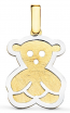 Pendentif Ourson Bicolore