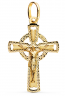 Croix et Christ facettée 
