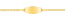 Gourmette bébé maille Marine (Or jaune)