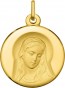 Médaille Virgo Amabilis (Or Jaune 9k)
