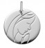 Médaille Vierge de profil en prière 